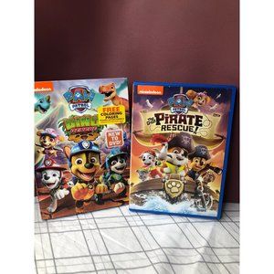 2 Paw Patrol DVDs dino/Pirate